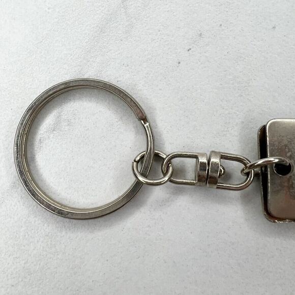 Deercreek Construction God Bless America Metal Keychain Keyring - Picture 7 of 8